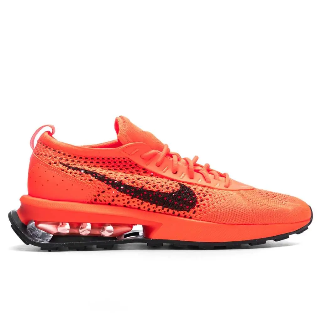 Nike Air Max Flyknit Racer Total Orange Black - Men`s Sizes FD0762-800