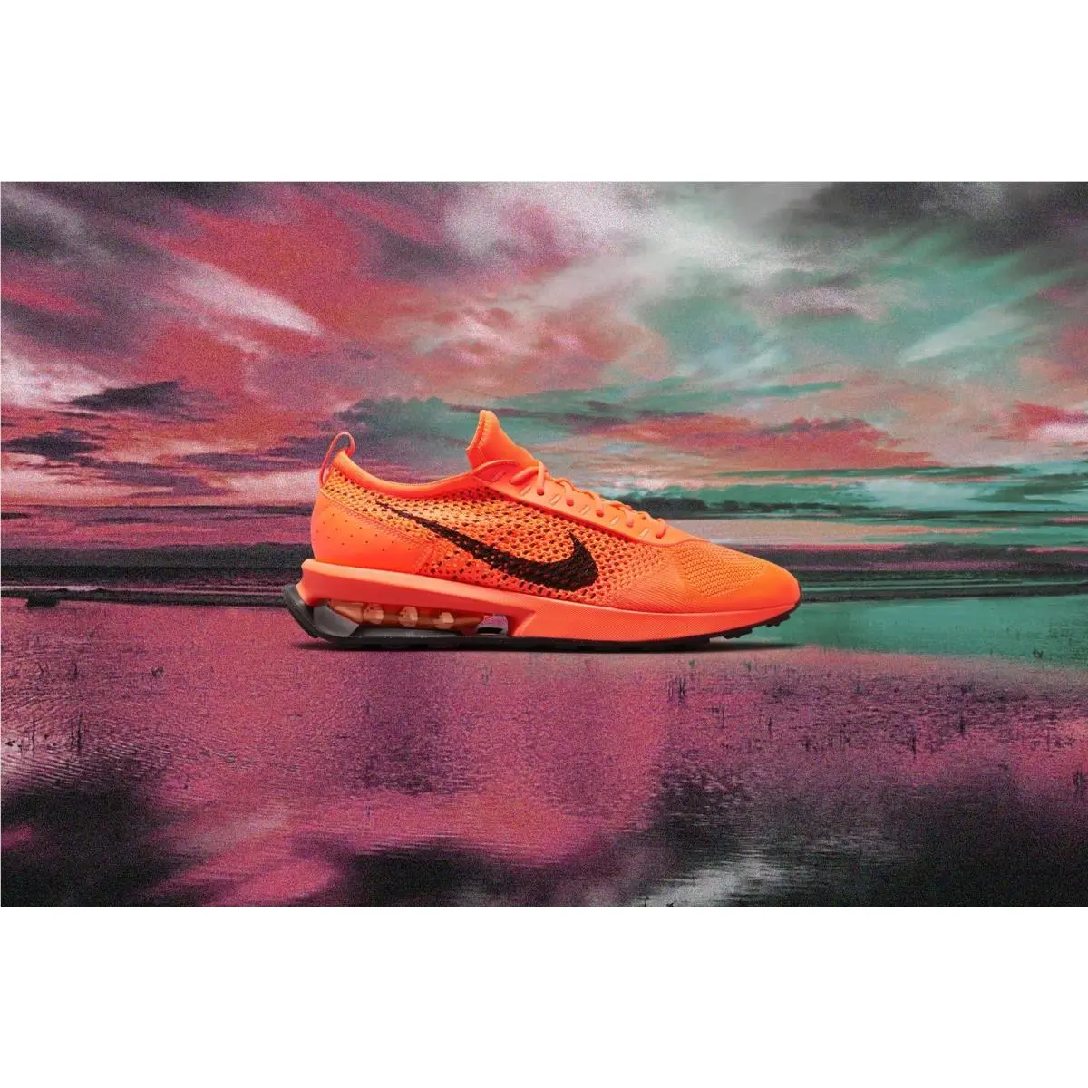 Nike shoes - Nike Air Max Flyknit Racer - FD0762-800 - Orange 3