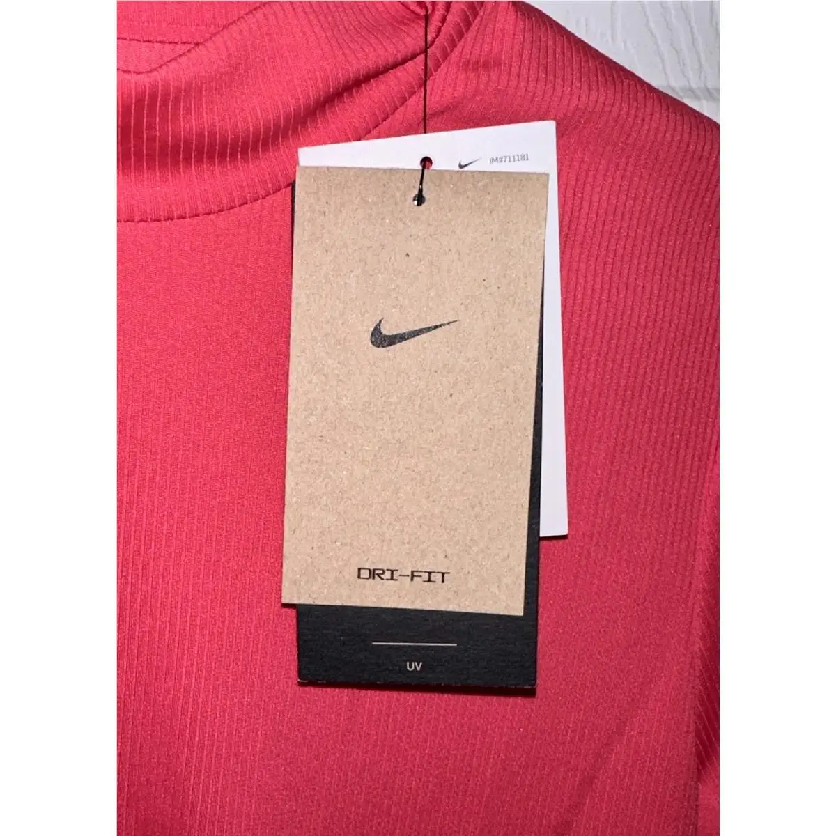 Nike clothing - Nike UV Ace 3/4 Sleeve Golf Shirt - DA3233 - Red 11