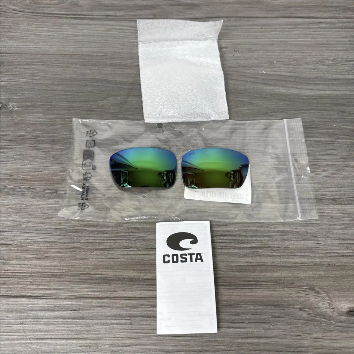 Palmas 6S9081 580G Green Mirror Replacement Lenses Glass by Costa Del Mar