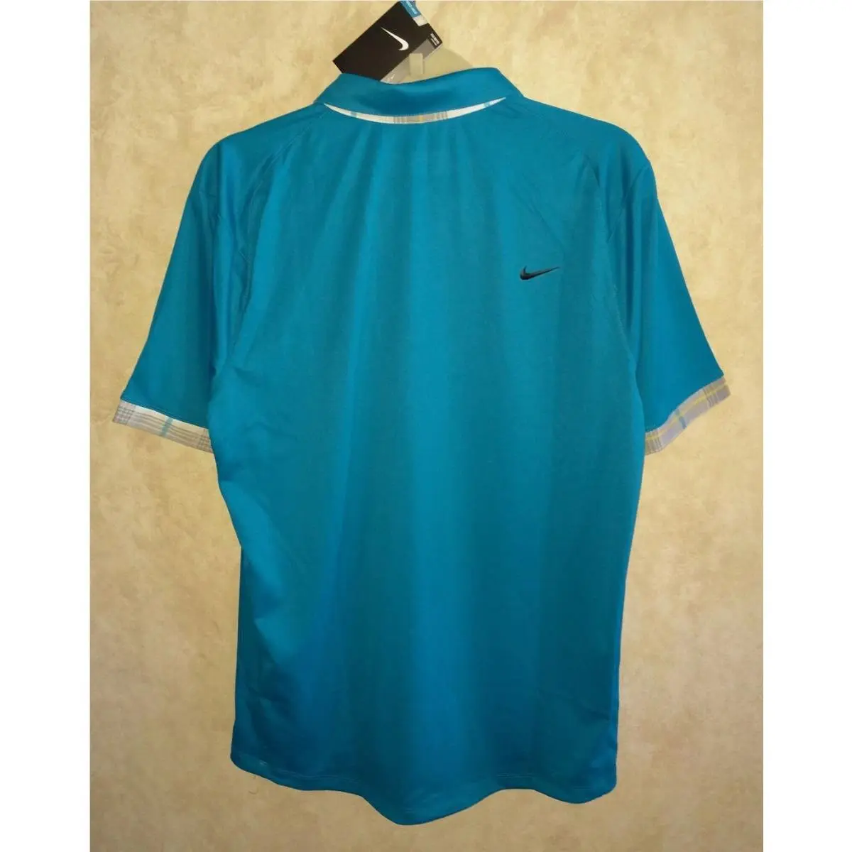 Nike clothing - NIKE GOLF Premium Novelty Pocket S/S Dri Fit Polo Sh - 518091 - Blue 4