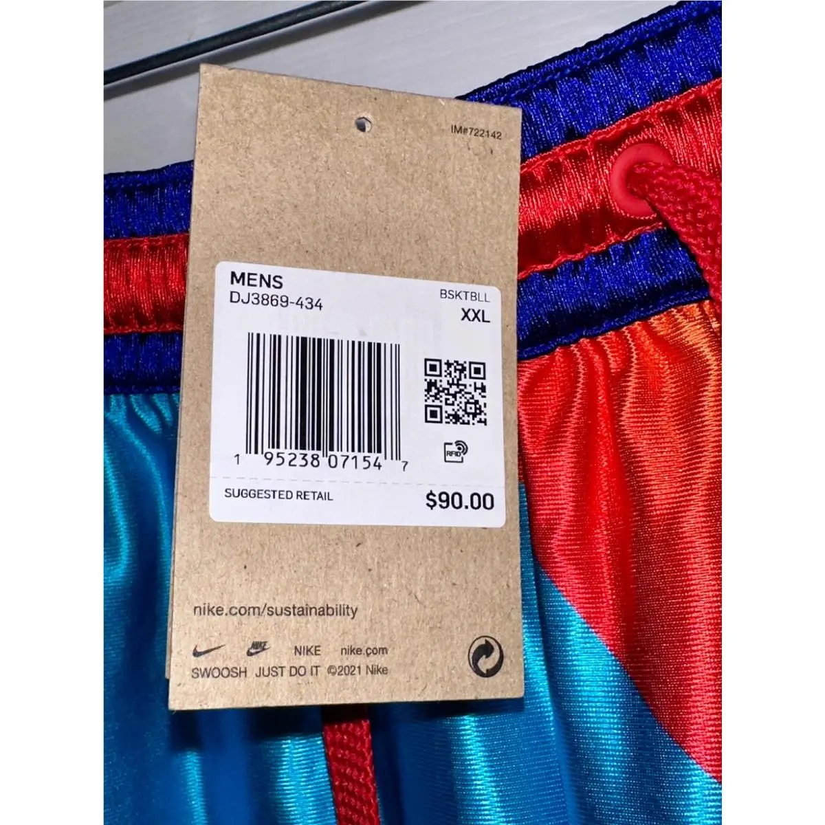 Nike clothing - Nike LeBron James Space Jam A New Legacy Shorts - DJ3869 - Blue 9