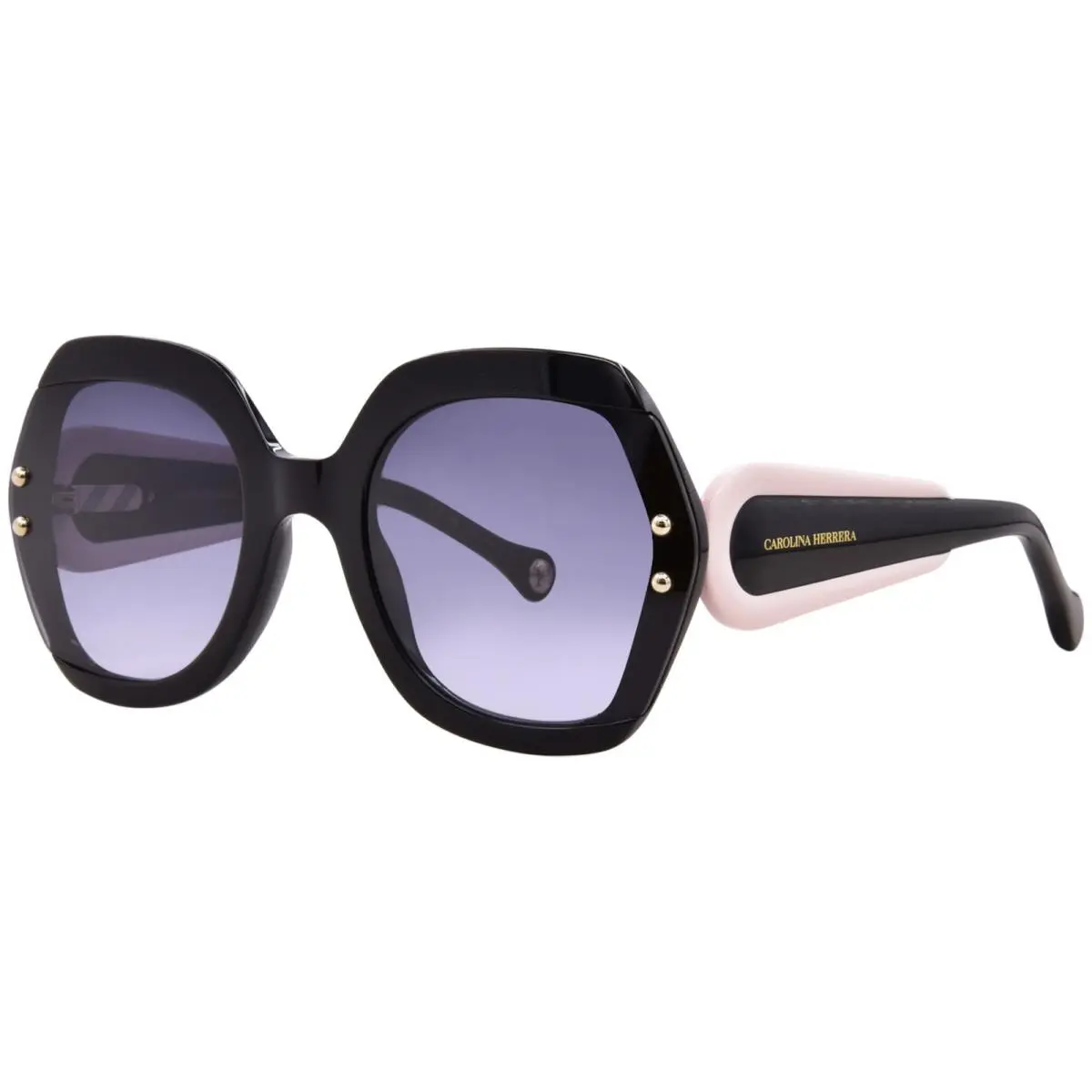 HER-0314/G/S 3H2 Sunglasses Women`s Black/grey Gradient 61mm by Carolina Herrera