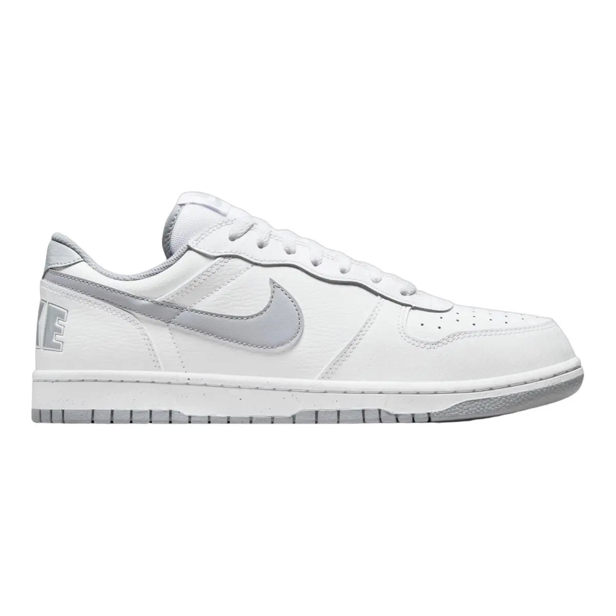 Nike Big Nike Low Mens Low Top Sneaker White Wolf Size 8-14 355152-106