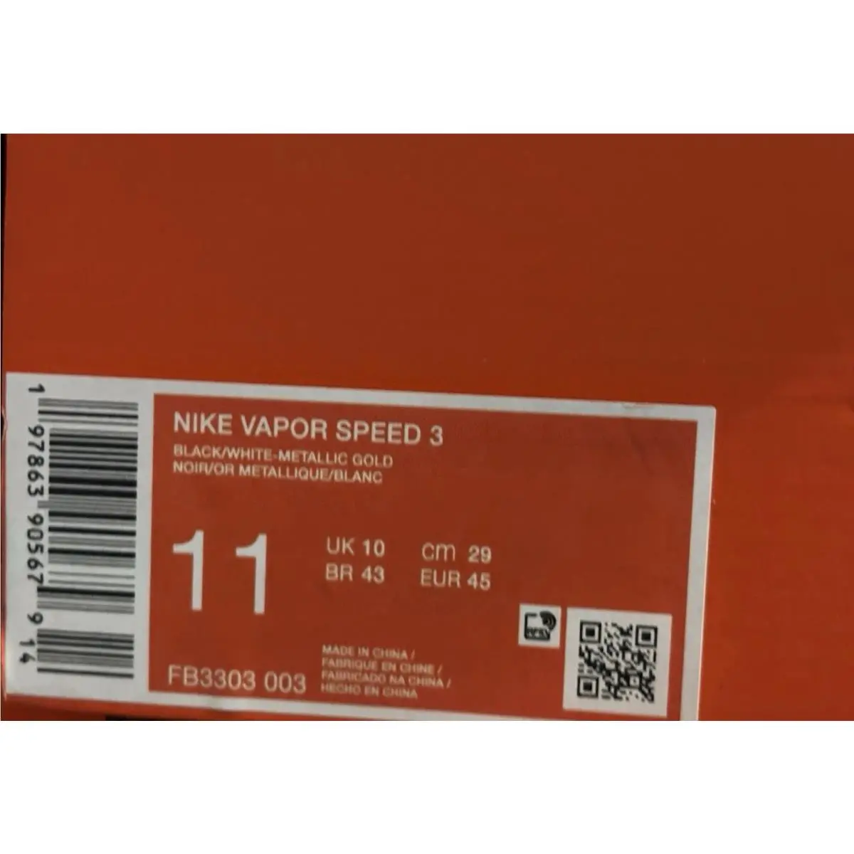 Nike shoes - Nike Vapor Speed - Vapor Speed - FB3303-003 - Black 8