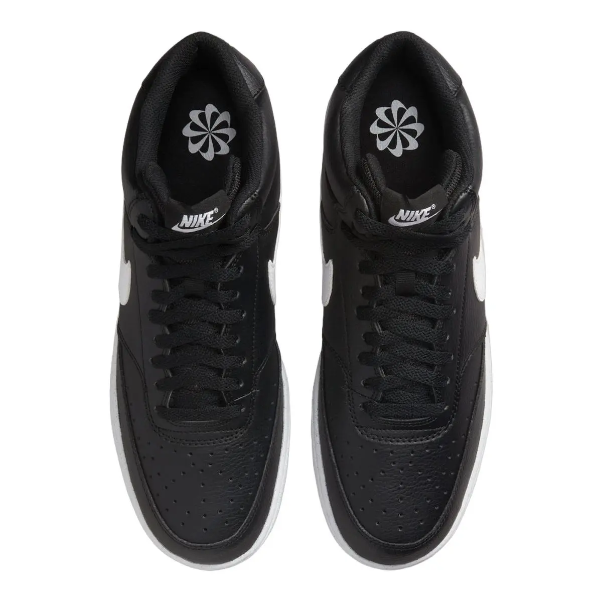 Nike shoes - NIKE Court Vision Mid Next Nature - DN3577-001 - Black/White/Black 1
