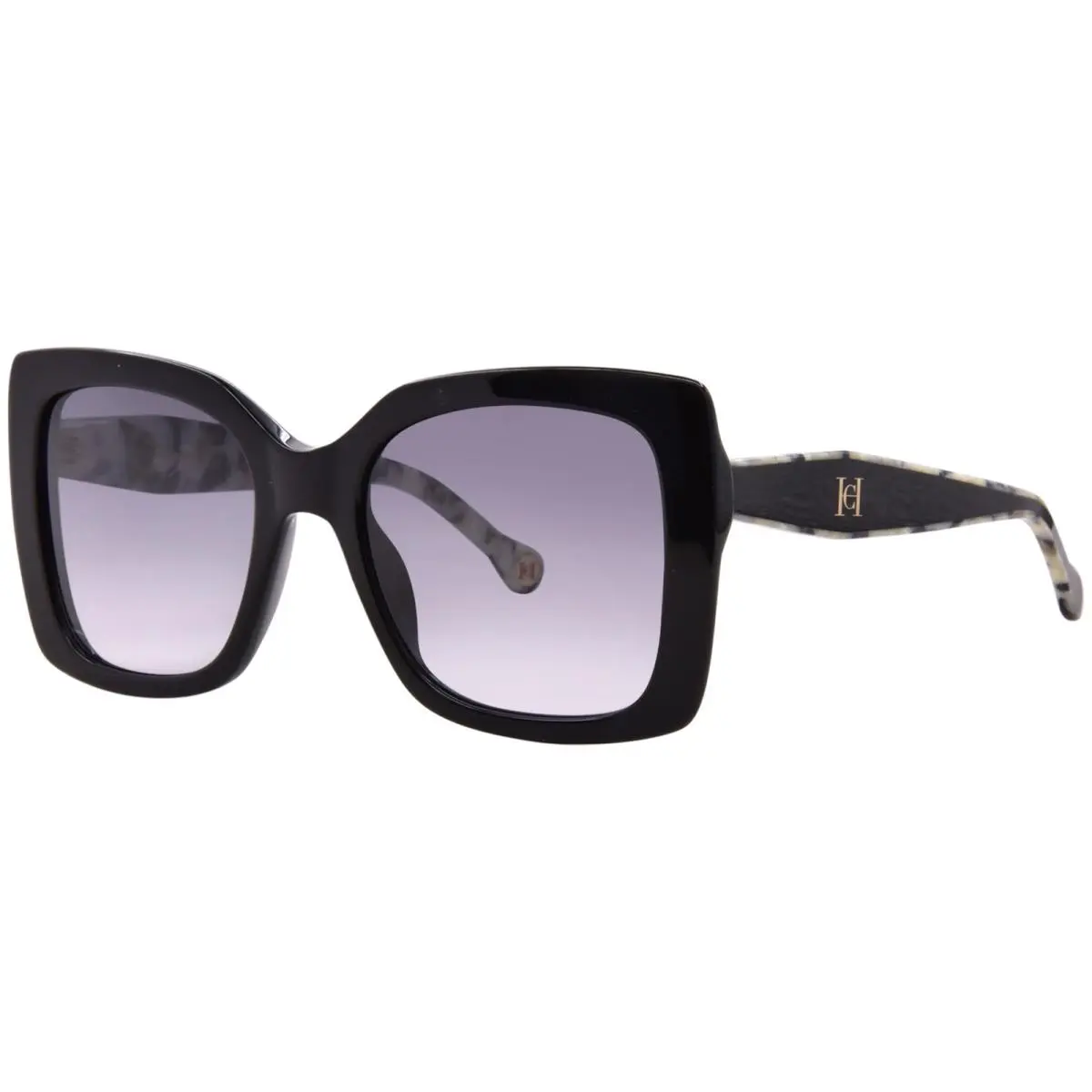 HER-0258/G/S 807 Sunglasses Women`s Black/grey Gradient 54mm by Carolina Herrera