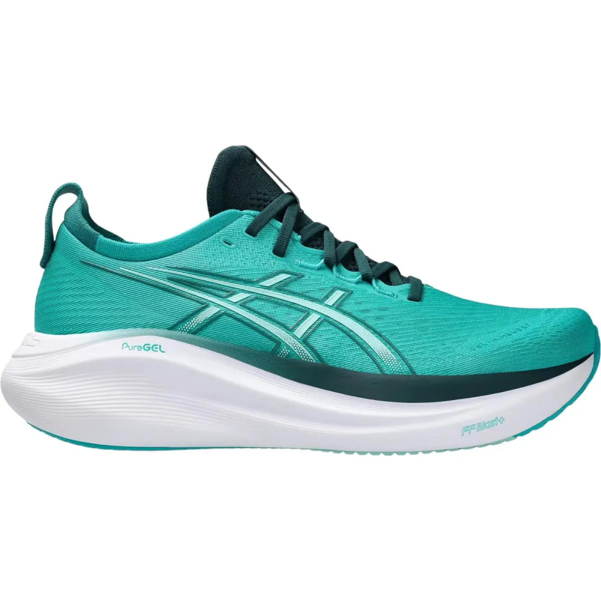 Asics Gel-nimbus 27 Men Running Shoe US Size 7-14 Teal Green Athletic