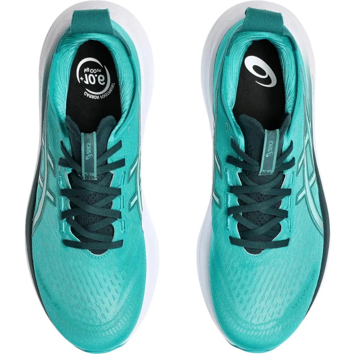 Asics shoes - Asics GEL-Nimbus 27 - 1011B958-400 - Wave Teal/Saxon Green 6