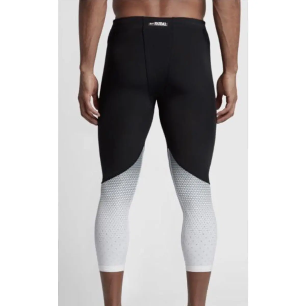 Nike clothing - NIKE Vapor Speed Woven Padded Black White Padded Football Tights - 836203 - Black 0