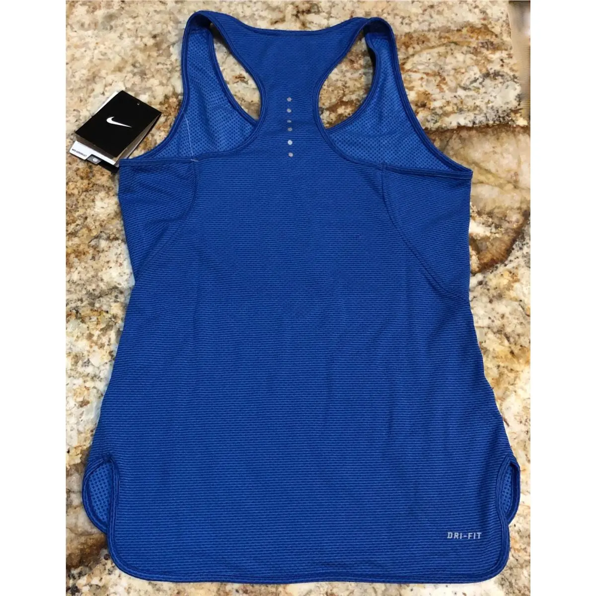 Nike clothing - NIKE Aeroreact Running Racerback Reflect Tank Top - 920780 - Blue 11