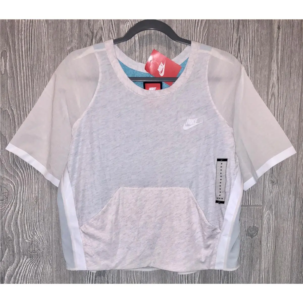 Nike clothing - NIKE Premium Pack S/S Loose Training Top - 811783 - Gray 3
