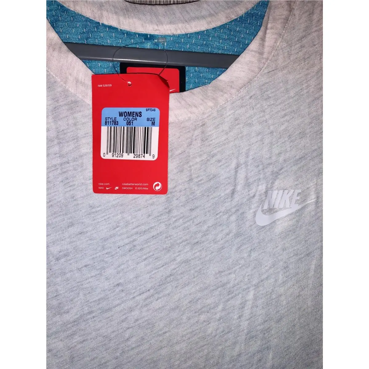 Nike clothing - NIKE Premium Pack S/S Loose Training Top - 811783 - Gray 5