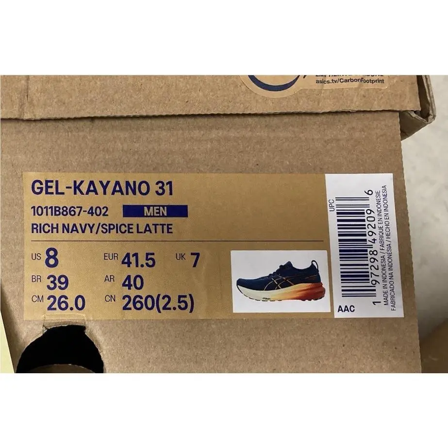 Asics shoes - ASICS Gel Kayano 31 - Gel Kayano - 1011B867-402 - Blue (UPC: 197298492096) 8