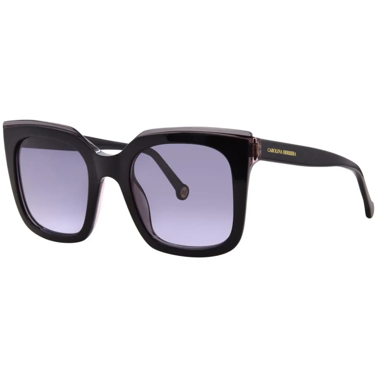 HER-0249/G/S 807 Sunglasses Women`s Black/brown Gradient 51mm by Carolina Herrera