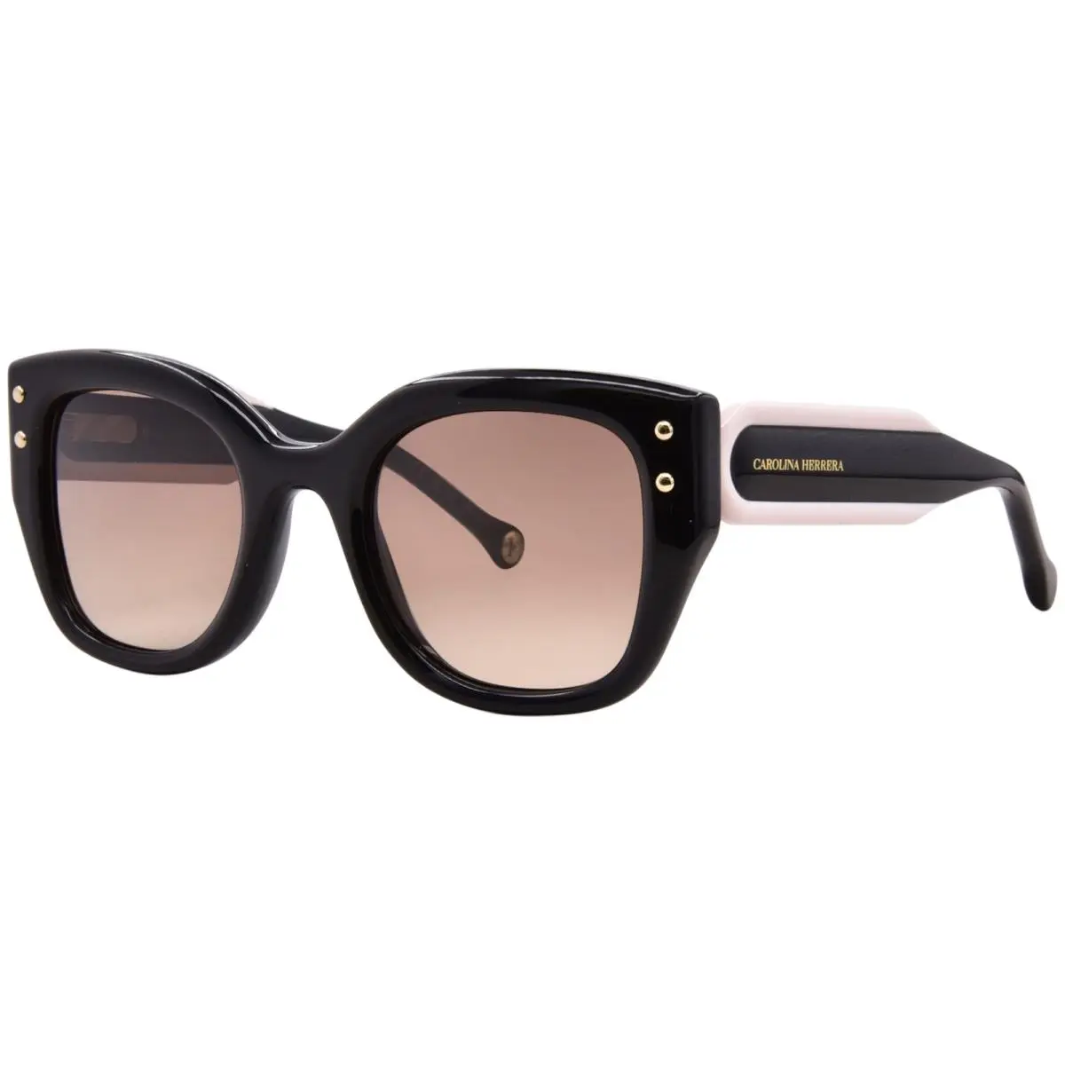 HER-0312/S 3H2 Sunglasses Women`s Black/pink/brown Gradient by Carolina Herrera
