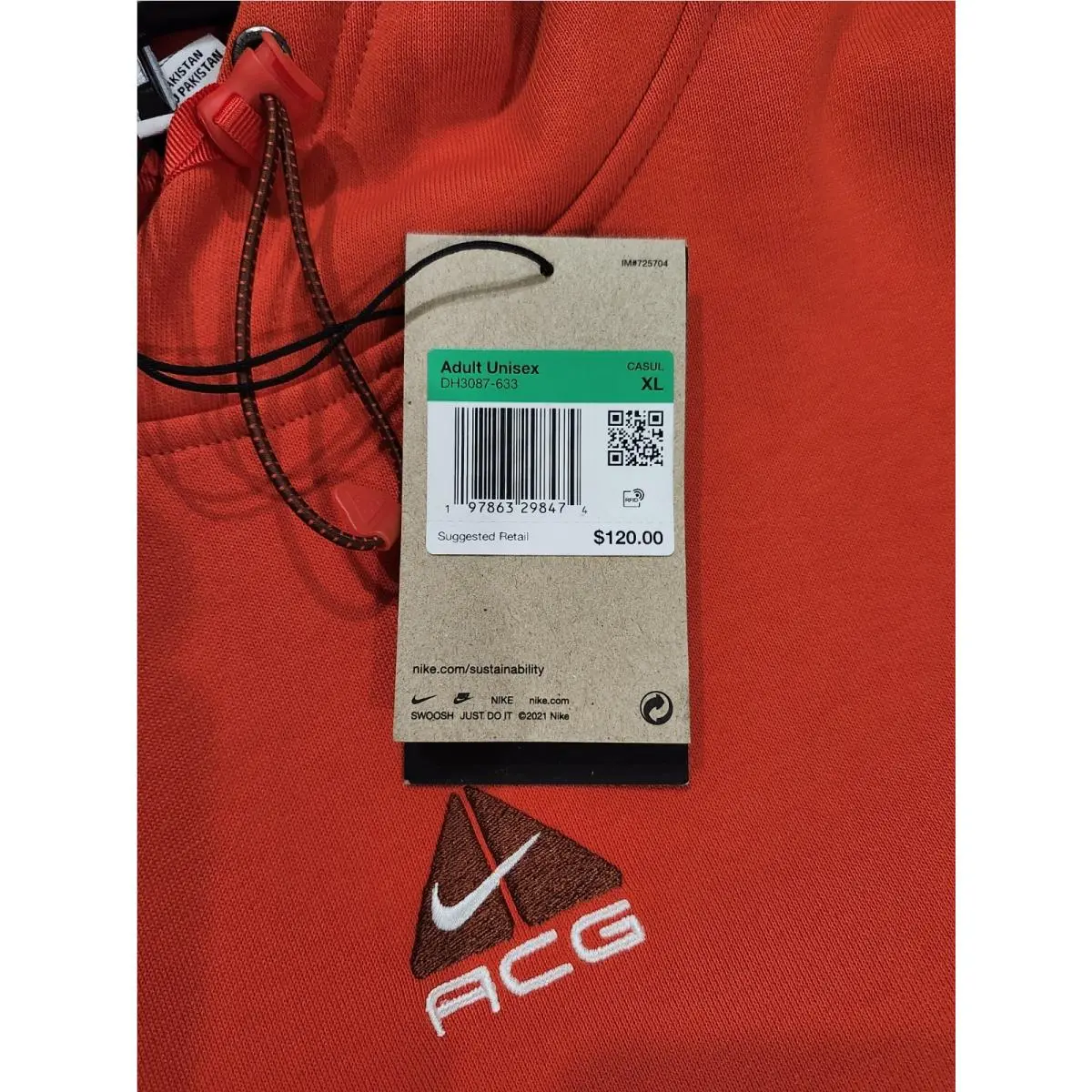 Nike clothing - DH3087-633 - DH3087-633 - Orange 2