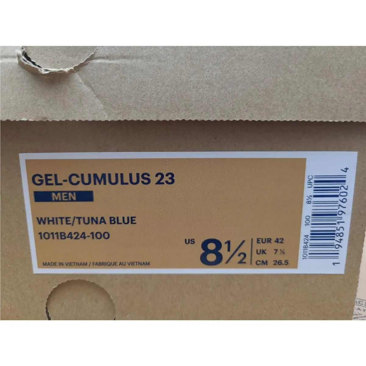 Asics shoes - ASICS GEL-Cumulus 23 - 1011B424-100 - White (UPC: 194851976024) 9