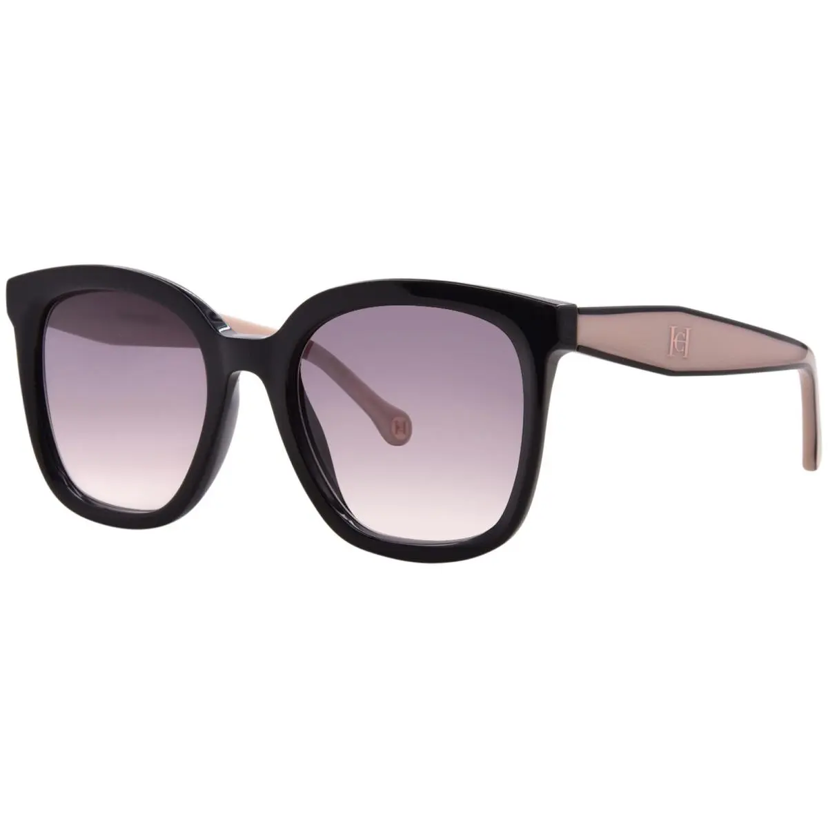 HER-0225/G/S 3H2 Sunglasses Women`s Black/pink/grey Shaded 54mm by Carolina Herrera