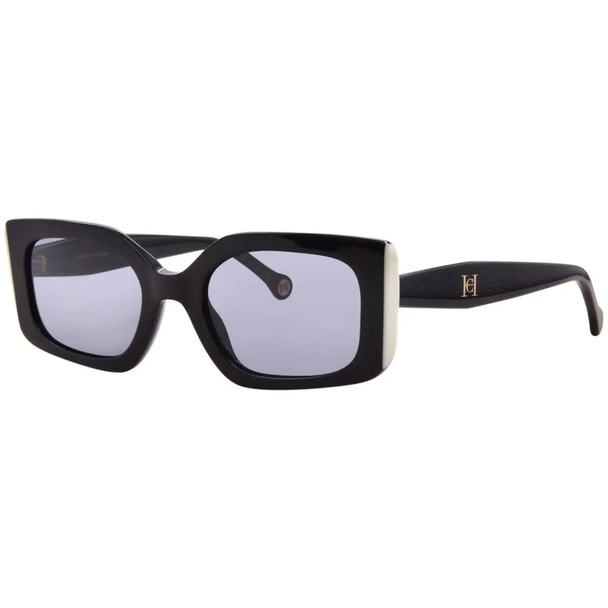 HER-0182/S 80S Sunglasses Women`s Black/white/grey 53mm by Carolina Herrera