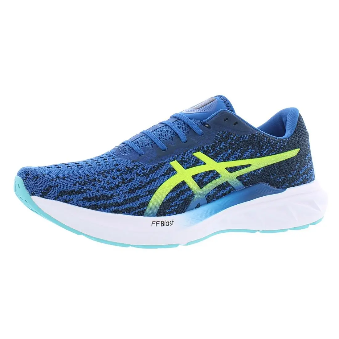 Asics Dynablast 2 Mens Shoes Size 10 Color: Blue/neon