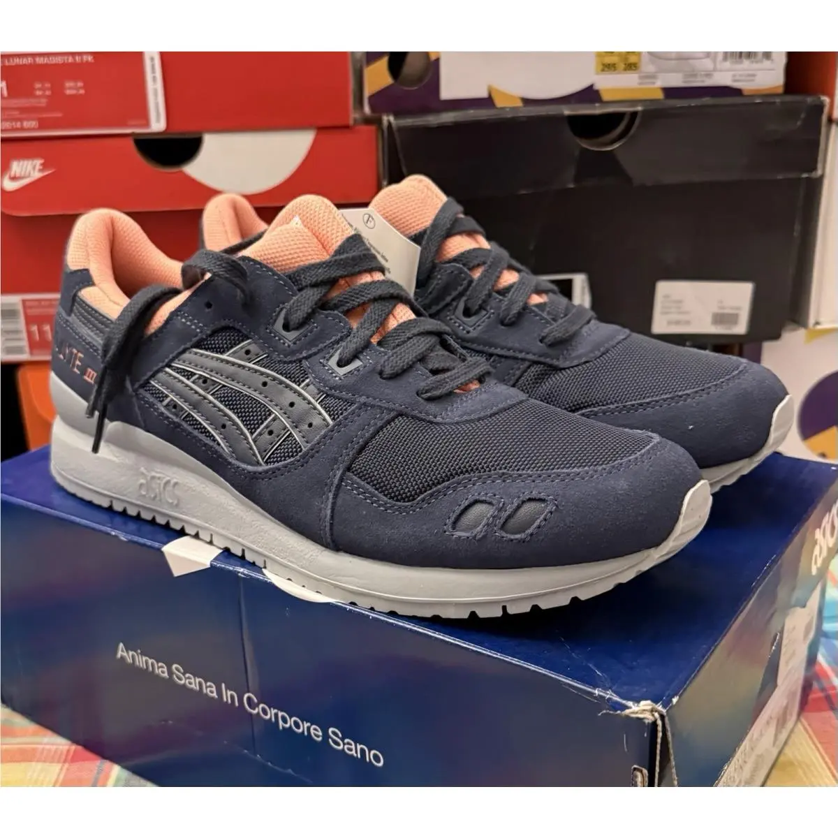 Asics Gel Lyte 3 x Kith Kithstrike India Ink Size 11.5 Ronnie Fieg