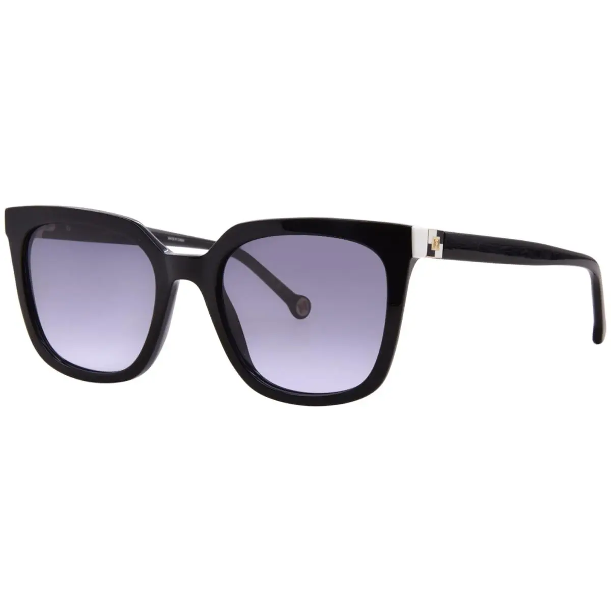 HER-0236/S 80S Sunglasses Women`s Black/grey Gradient 53mm by Carolina Herrera