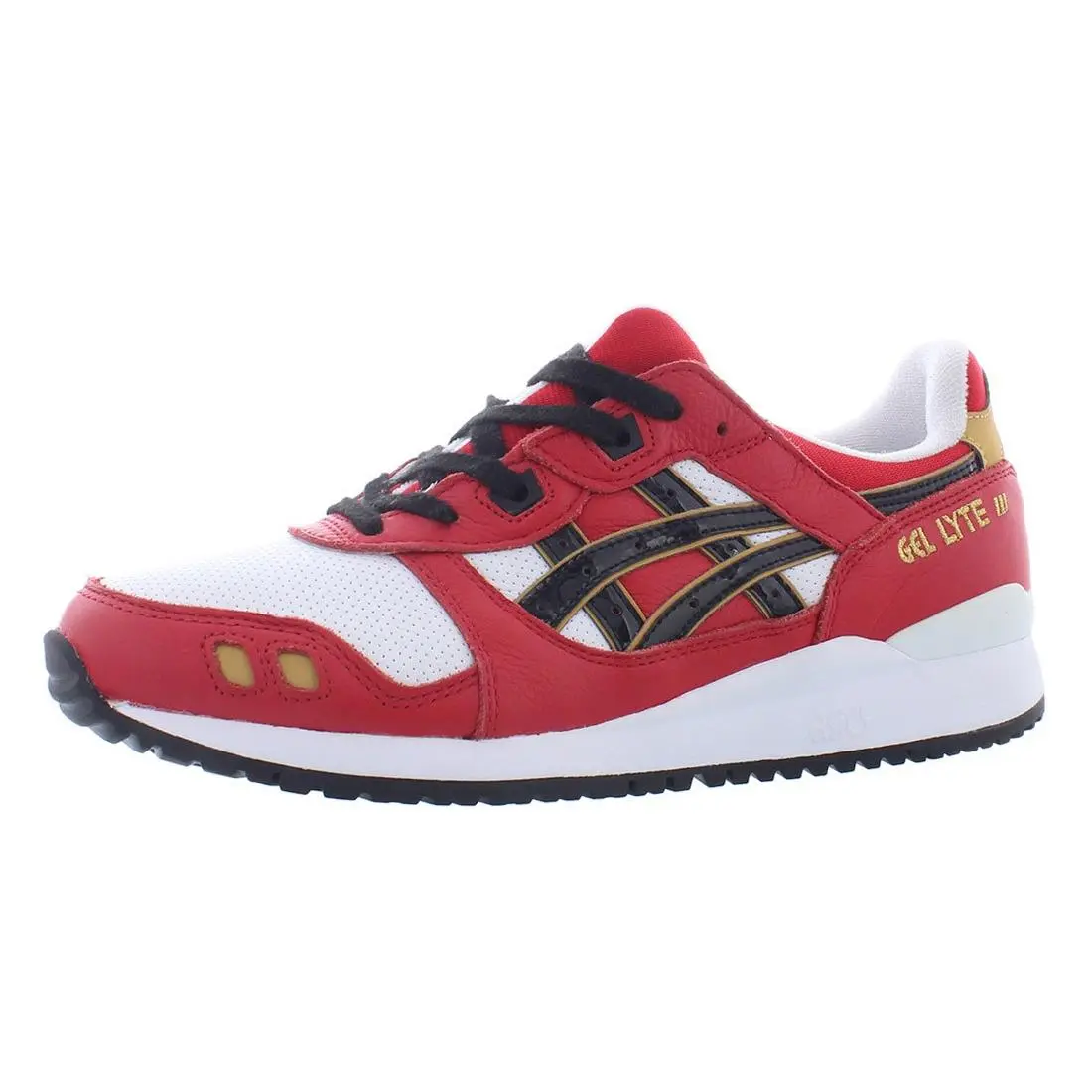 Asics Gel-lyte Iii Og Mens Shoes Size 5 Color: White/red/black - White/Red/Black, Full: White/Red/Black