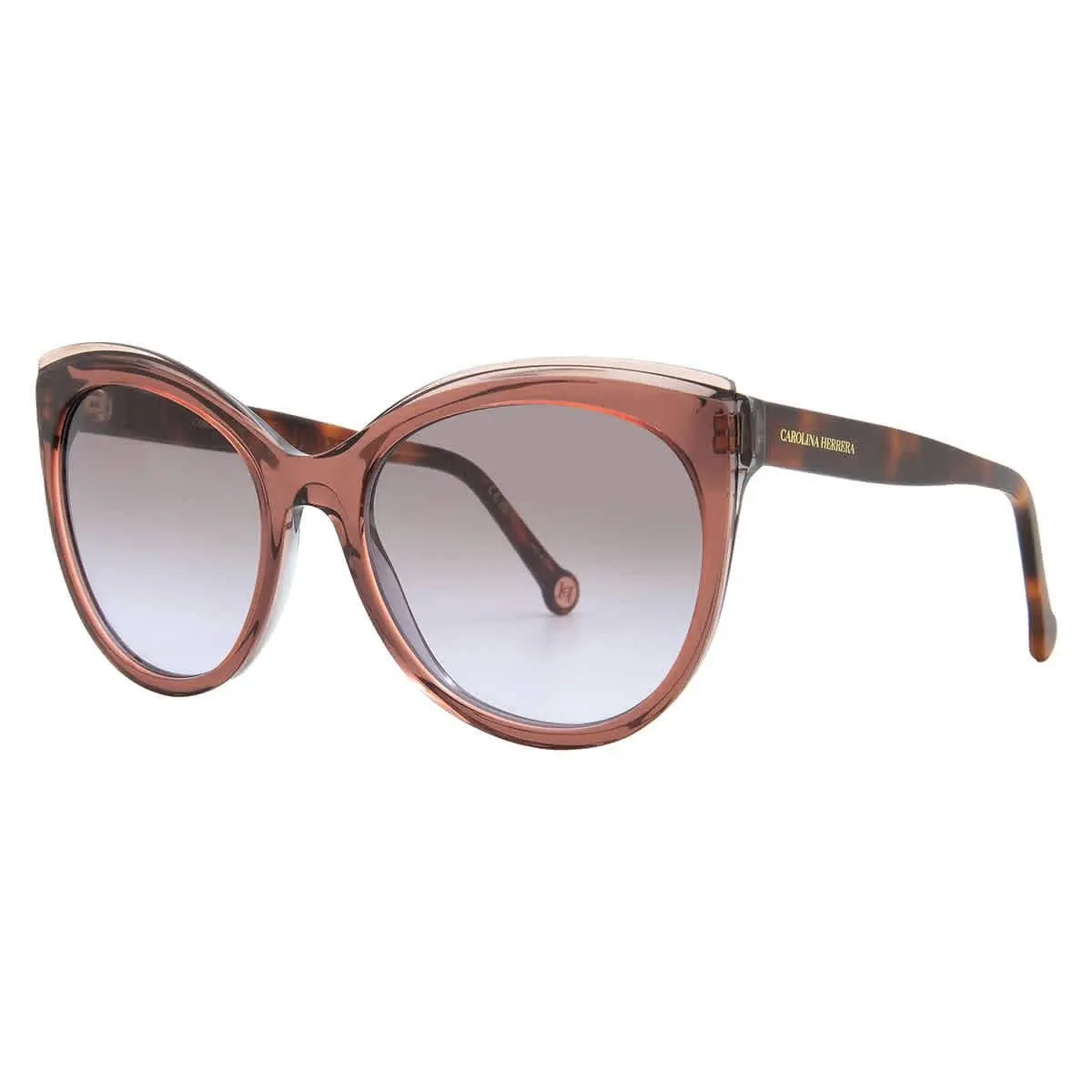 Brown Violet Cat Eye Ladies Sunglasses Her 0175/S 0NUX/QR 57 by Carolina Herrera