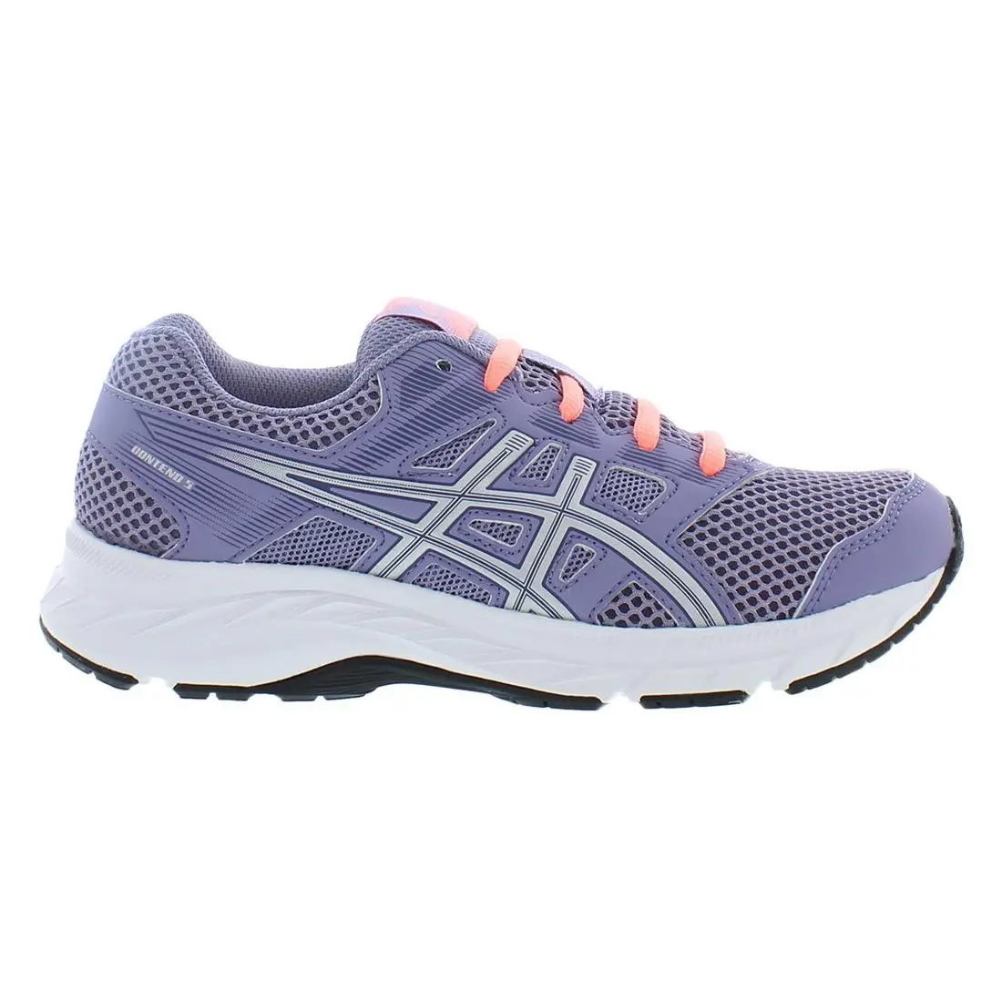 Asics Contend 5 Gs Girls Shoes Size 4.5 Color: Purple/pink