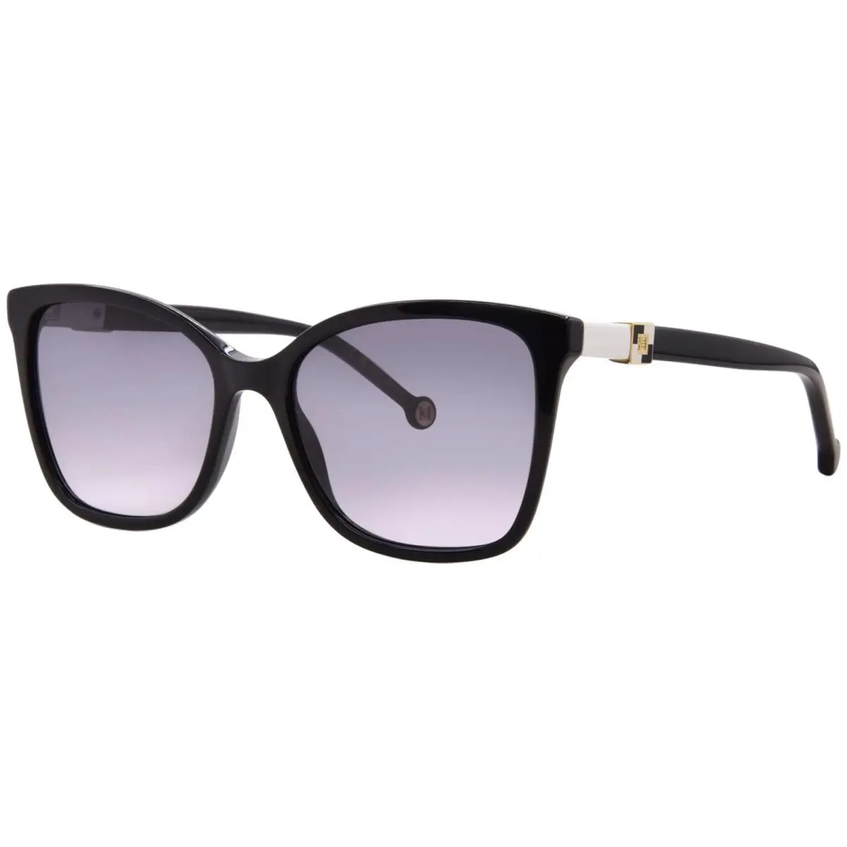 HER-0273/S 807 Sunglasses Women`s Black/dark Grey Gradient 56mm by Carolina Herrera