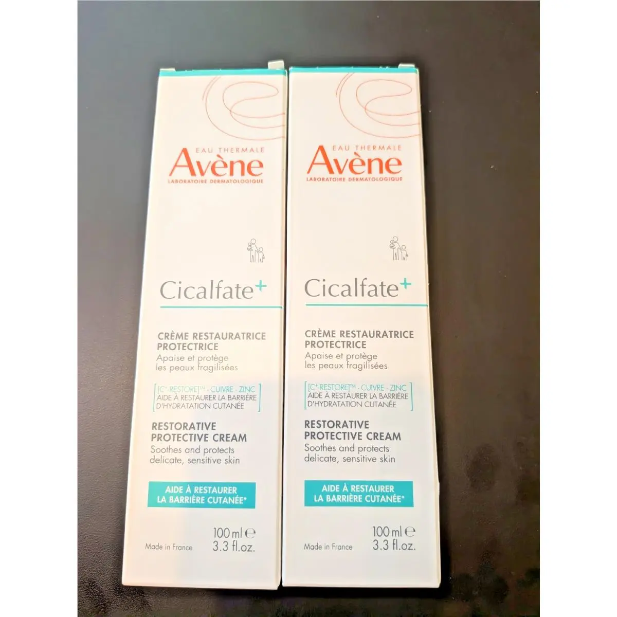 2 Pack Avene Cicalfate+ Restorative Protective Cream 100ml 3.3oz Exp 09/2027 by Avène