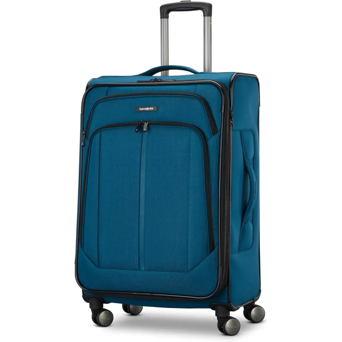 Ascella 4 Medium Checked Luggage - Cerulean Blue by Samsonite