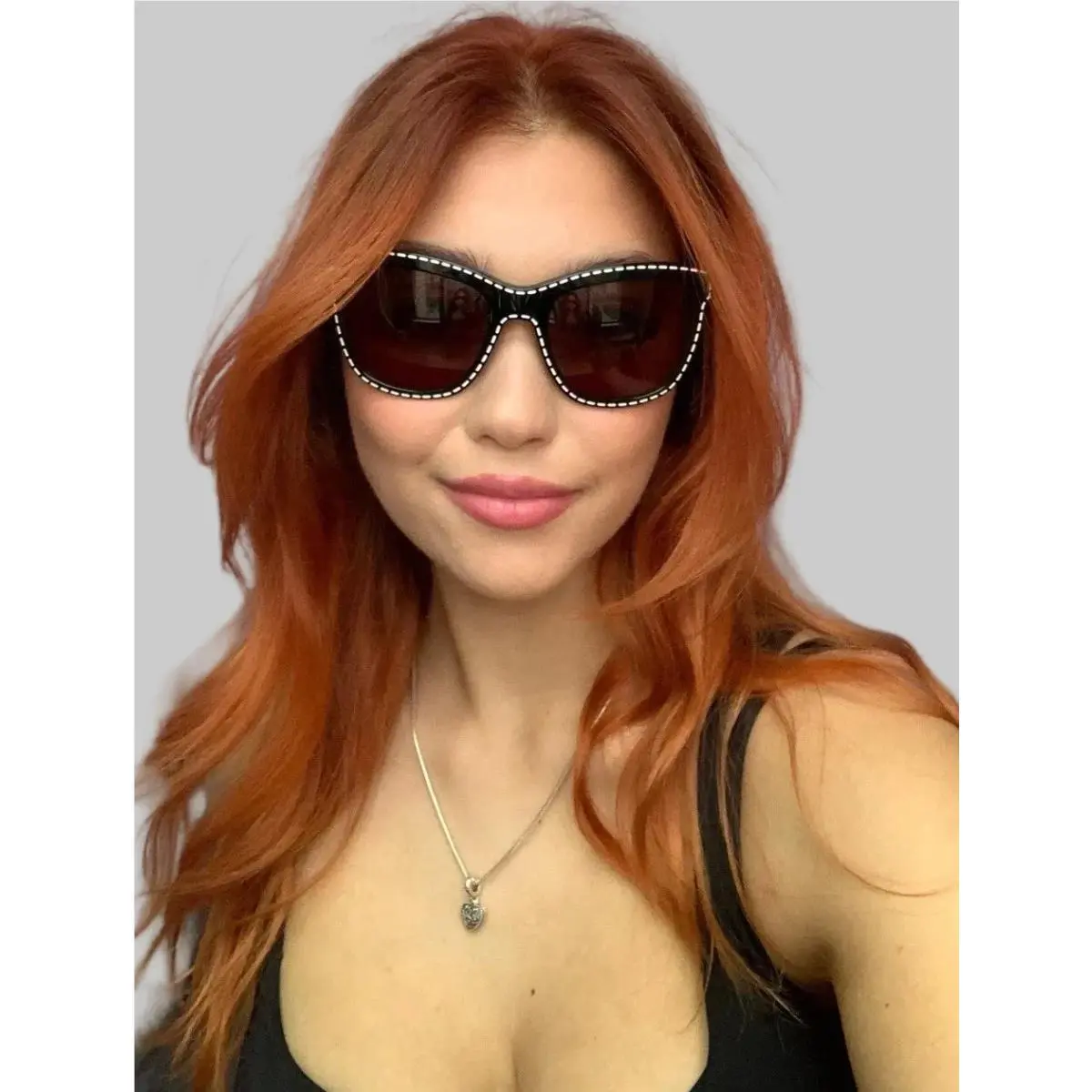 MO 759S 01 55mm Black Oversized Women`s Sunglasses D2 by Moschino