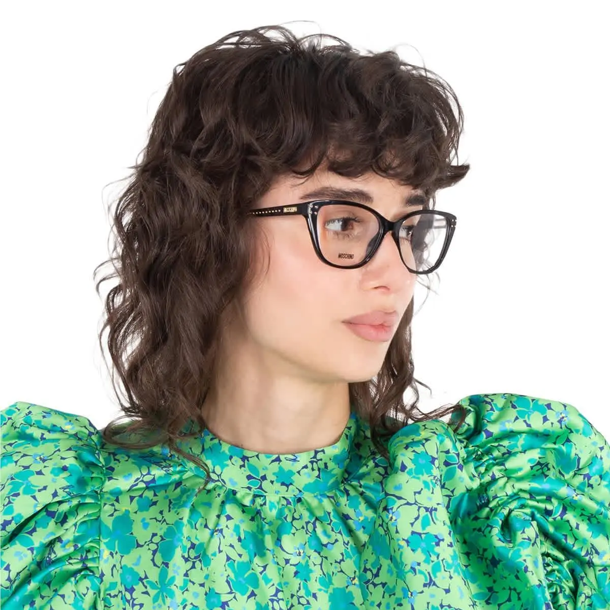 Demo Cat Eye Ladies Eyeglasses MOS583 0807 54 MOS583 0807 54 by Moschino