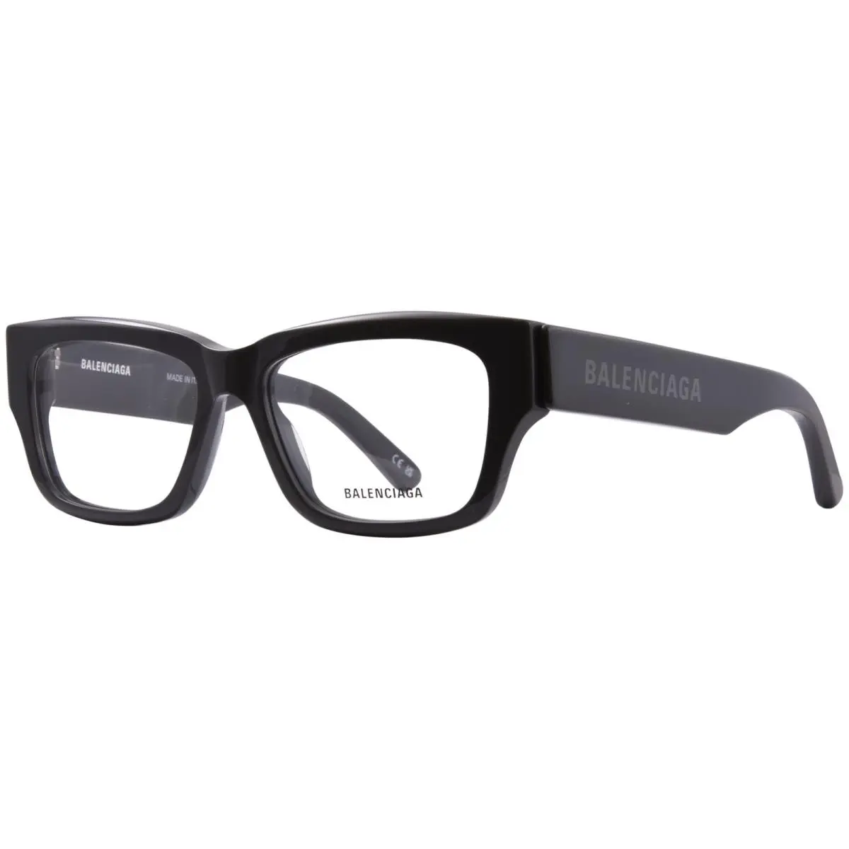 BB0376O 004 Eyeglasses Frame Men`s Grey Full Rim Rectangle Shape 54mm by Balenciaga