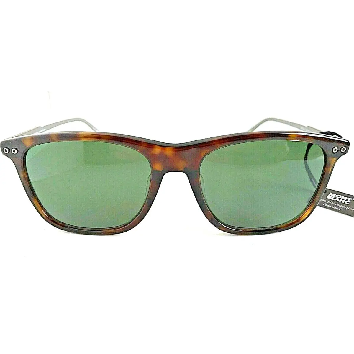 Polarized  55mm Tortoise Men`s Sunglasses by Montblanc