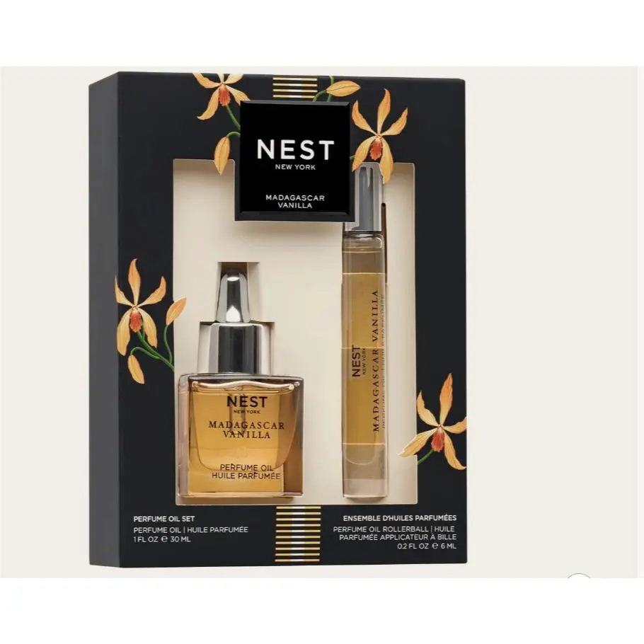 Nest York Madagascar Vanilla Perfume Oil Set 1oz + 0.2oz Rollerball