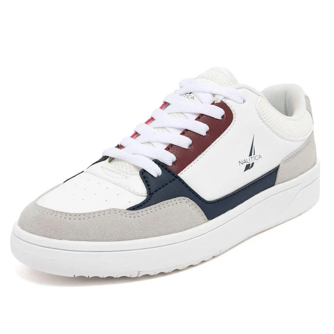 Women’s Low Top Lace-up Sneaker Classic Casual Tennis Shoe by Nautica