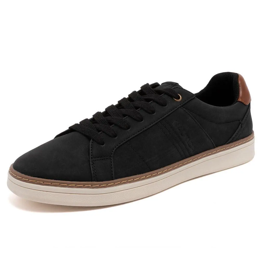 Men`s Casual Lace Up Loafer Tennis Shoes Classic Walking Low black by Nautica