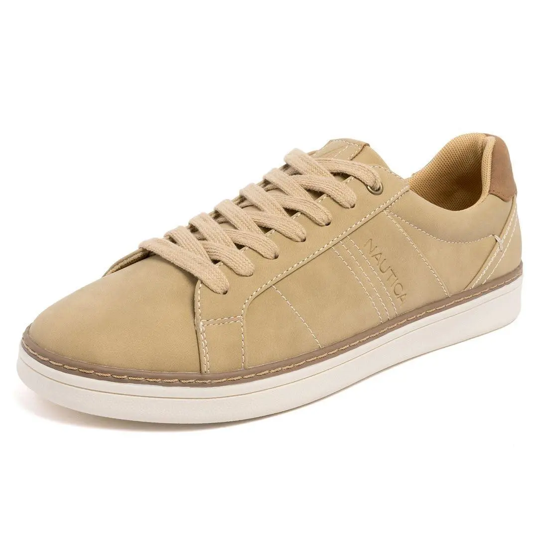 Men`s Casual Lace Up Loafer Tennis Shoes Classic Walking Low sand by Nautica