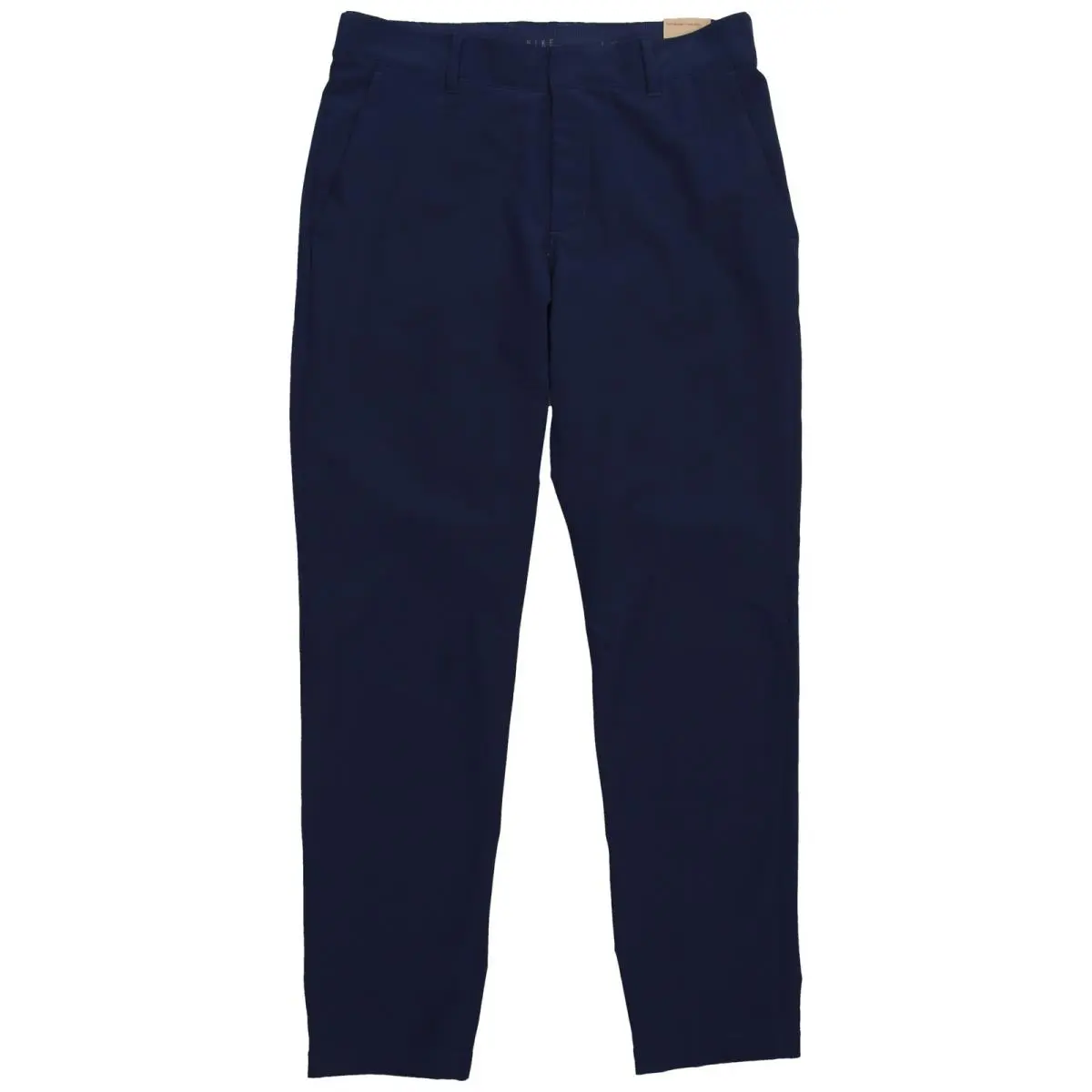 Mens Nike Chino Pants 34x36 Dark Blue Slim Fit Performance Golf Tapered Trousers