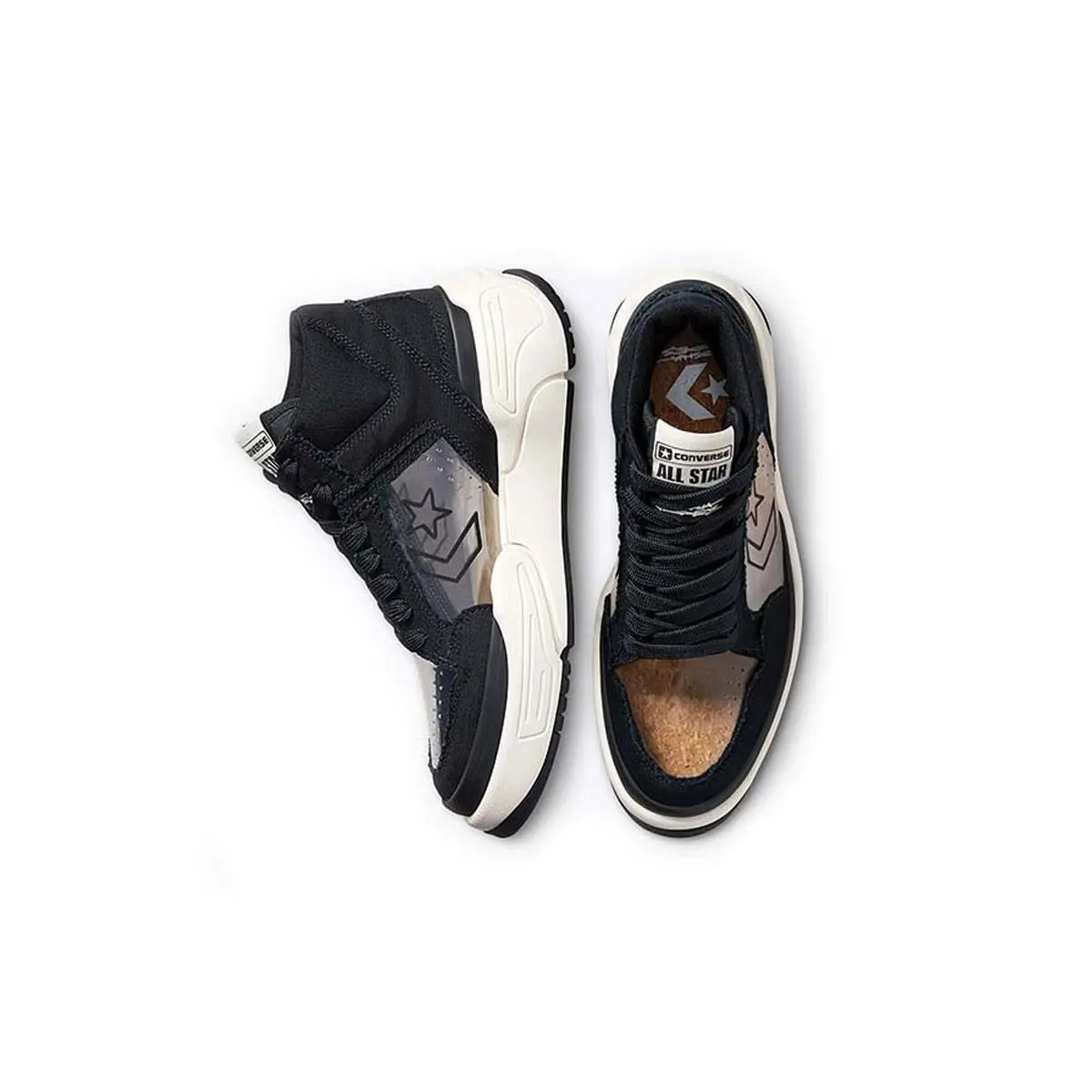 Converse shoes - A00715C - A00715C - Black/Clear/Rutabaga 1