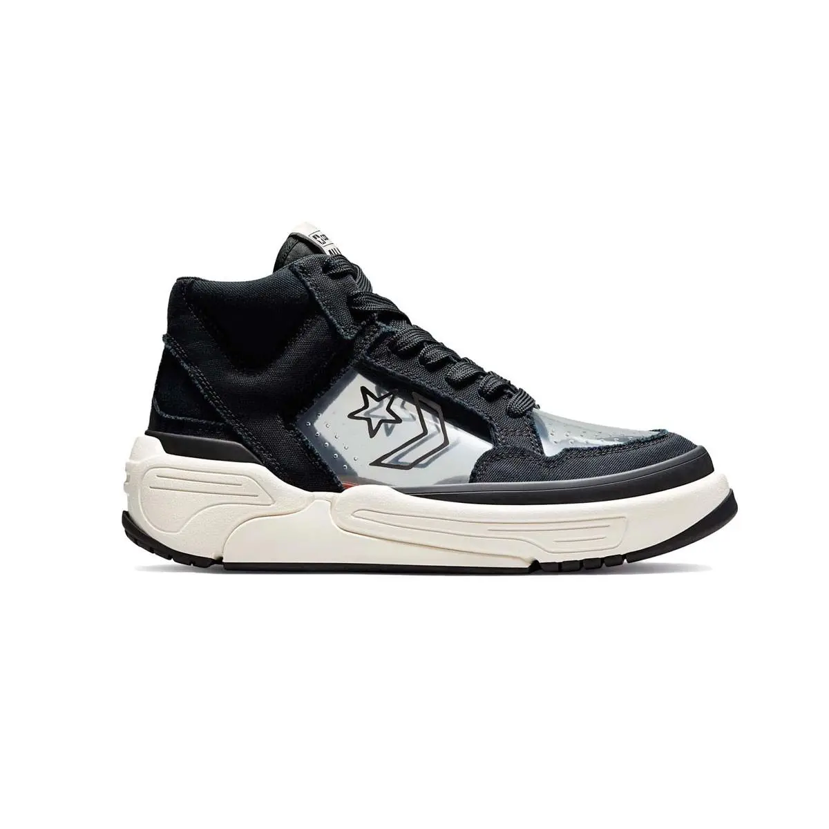 Converse shoes - A00715C - A00715C - Black/Clear/Rutabaga 4