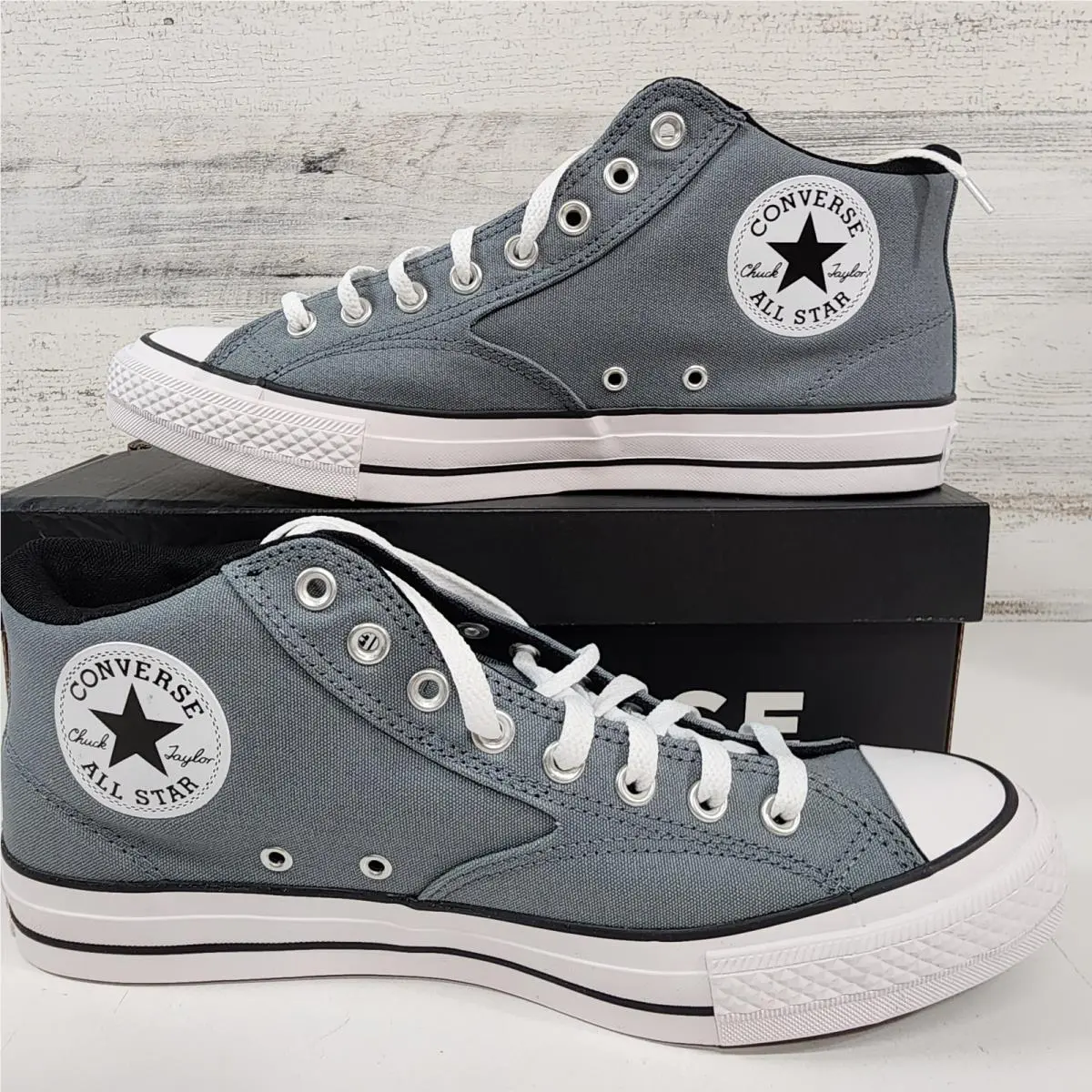 Chuck Taylor All Star Mid Malden Street - Mineral Blue by Converse
