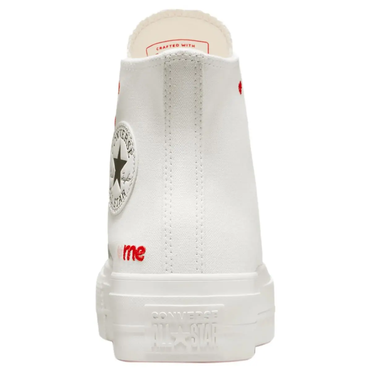 Converse shoes - Vintage White/University Red 5
