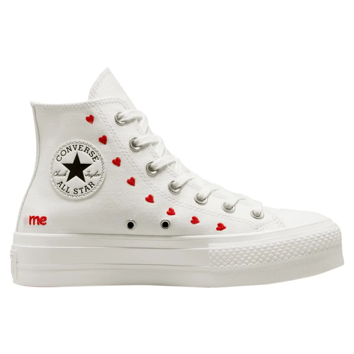 Converse shoes - Vintage White/University Red 6