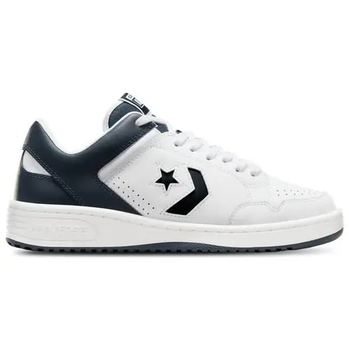 Converse Weapon Mens Basketball Shoes - White/White/Green