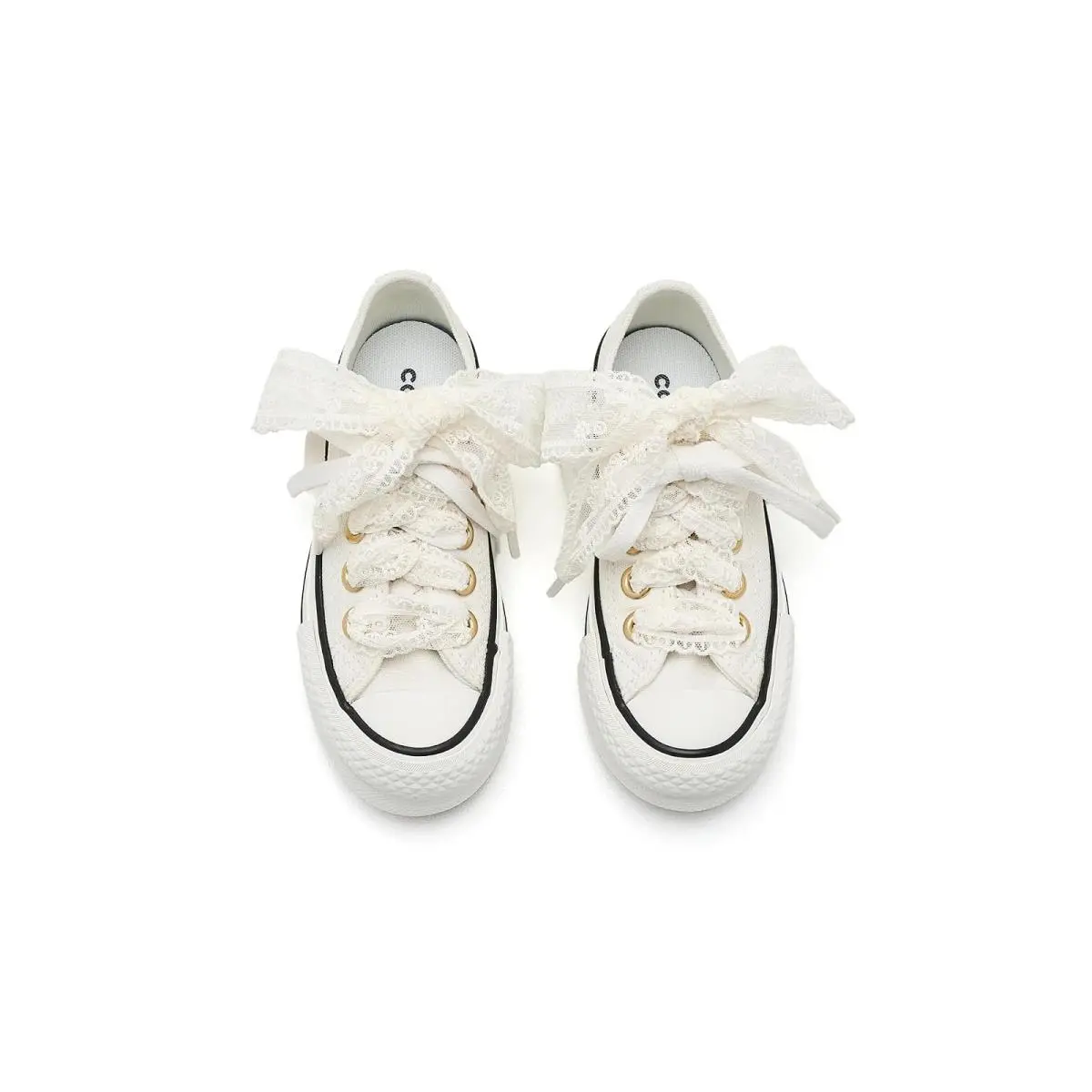Converse shoes - Vintage White/Gold/Black 0