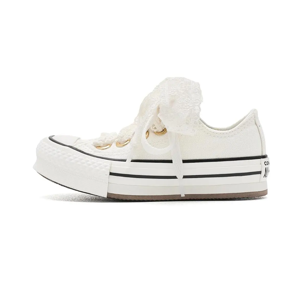 Converse shoes - Vintage White/Gold/Black 2